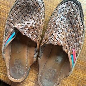 Mohinders Woven Leather Slides